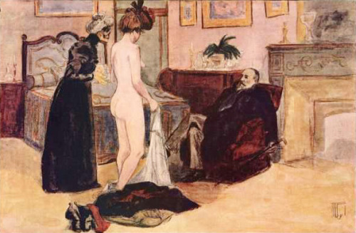 La Marchande de Plaisir (1902) by Hermann Vogel