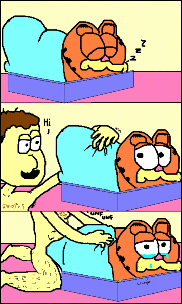 Garfield minus virginity.